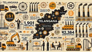 Telangana Approves Over 1,900 Industrial Projects with ₹12,626 Crore Investment.