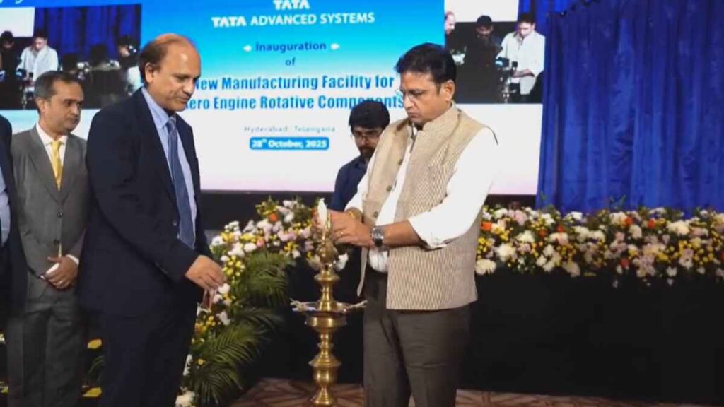 Tata-Safran JV Inaugurates ₹425 Crore Aero Engine Component Facility in Hyderabad.