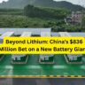 Beyond Lithium: China's $836 Million Bet on a New Battery Giant. Beyond Lithium: China's $836 Million Bet on a New Battery Giant.