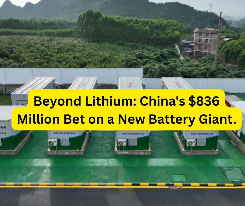Beyond Lithium: China's $836 Million Bet on a New Battery Giant.