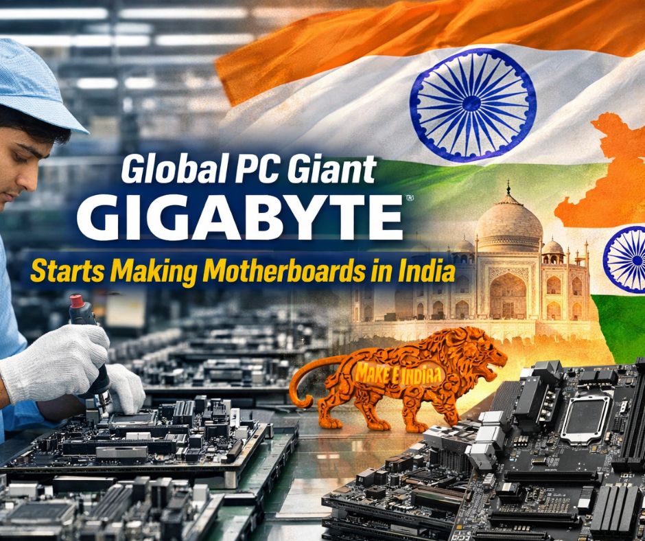 Global PC Giant GIGABYTE Starts Making Motherboards in India.