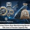 Shriram Pistons Buys Manufacturing Muscle for ₹28 Crore in Precision Capacity Play.
