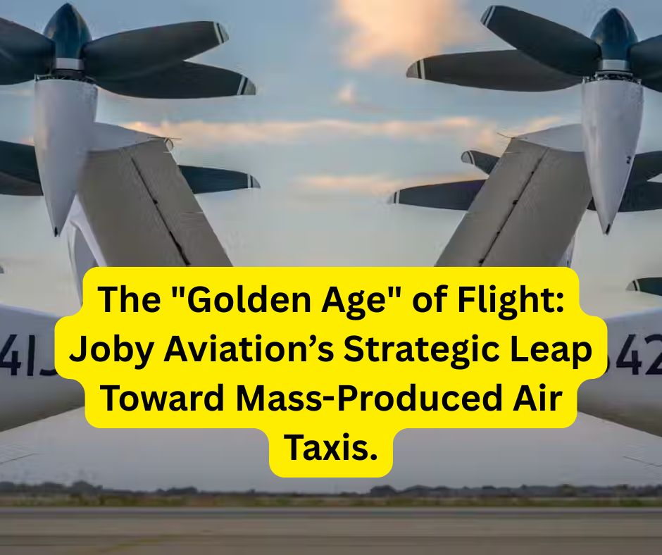 The "Golden Age" of Flight: Joby Aviation’s Strategic Leap Toward Mass-Produced Air Taxis.