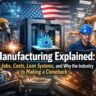 Manufacturing Explained: Jobs, Costs, Lean Systems, and Why the Industry Is Making a Comeback.