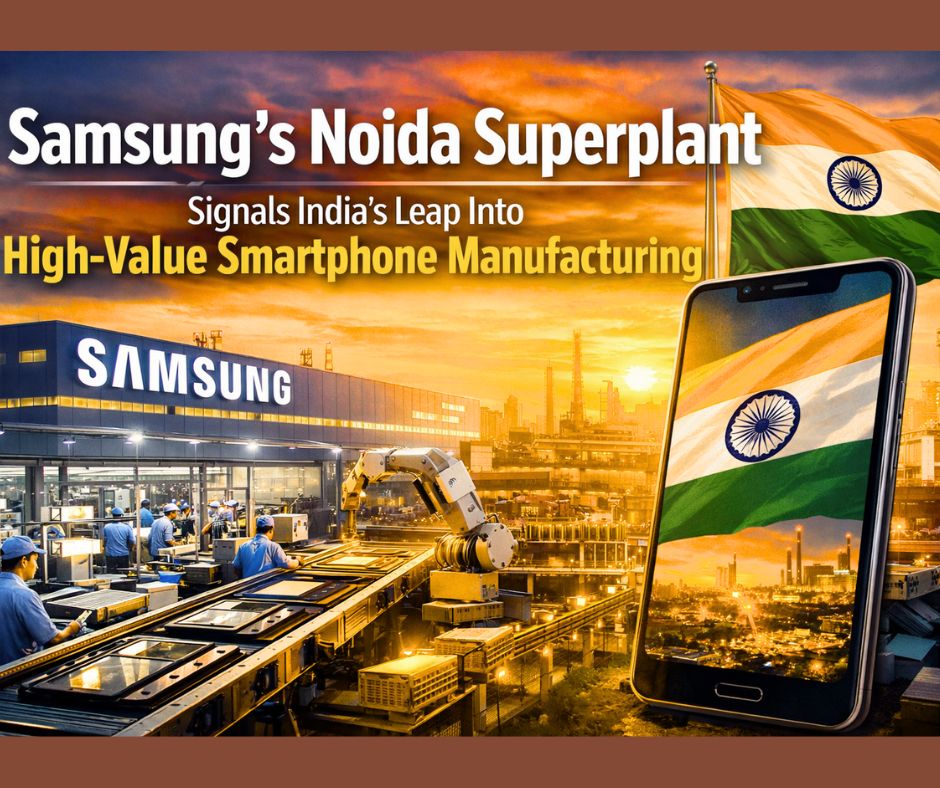 Samsung’s Noida Superplant Signals India’s Leap Into High-Value Smartphone Manufacturing.
