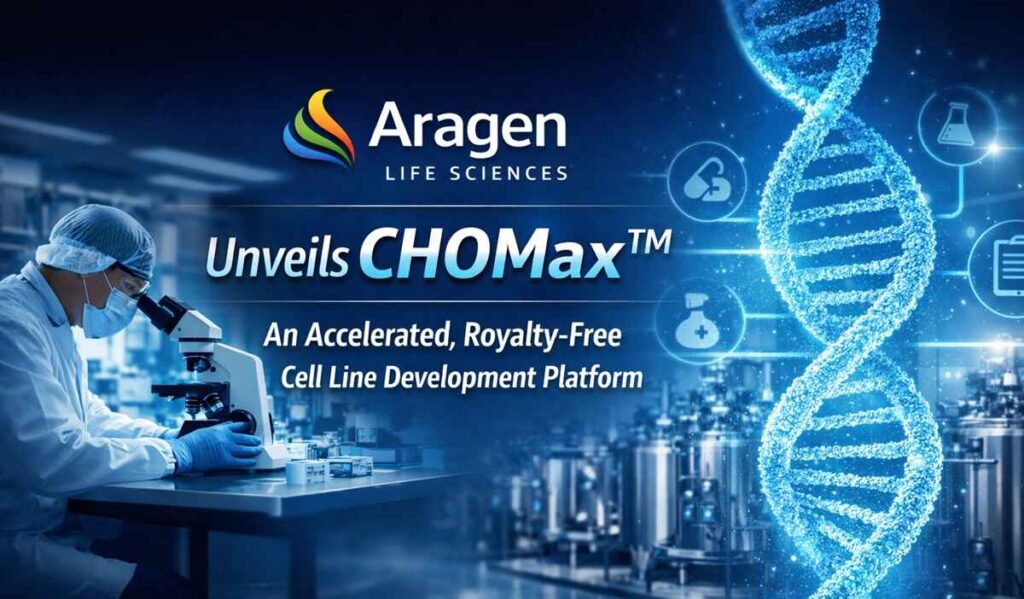 Aragen Life Sciences Unveils CHOMax™, an Accelerated, Royalty-Free Cell Line Development Platform.