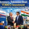 Remmers–Teknovace Deal: ₹300 Cr Investment to Transform India into Global Coatings Base. Remmers–Teknovace Deal ₹300 Cr Investment to Transform India into Global Coatings Base.