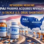 Reshoring Medicine PAI Pharma Acquires Nivagen to Tackle U.S. Drug Shortages.