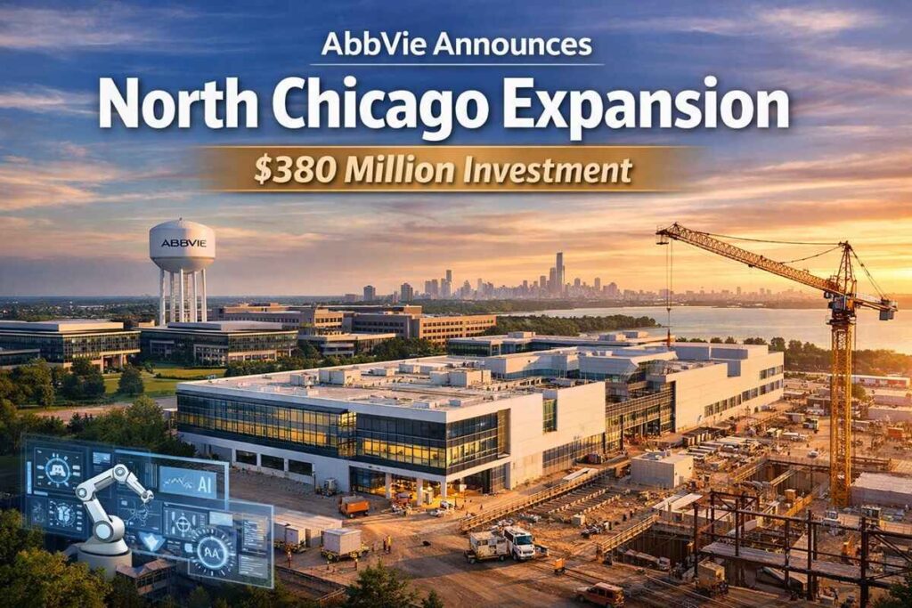 AbbVie Announces $380 Million North Chicago Expansion . AbbVie Announces $380 Million North Chicago Expansion .