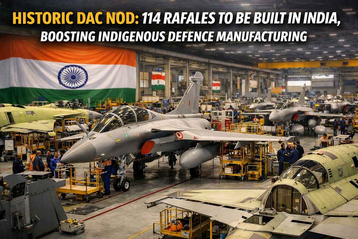 Historic DAC Nod 114 Rafales to Be Built in India, Boosting Indigenous Defence Manufacturing.