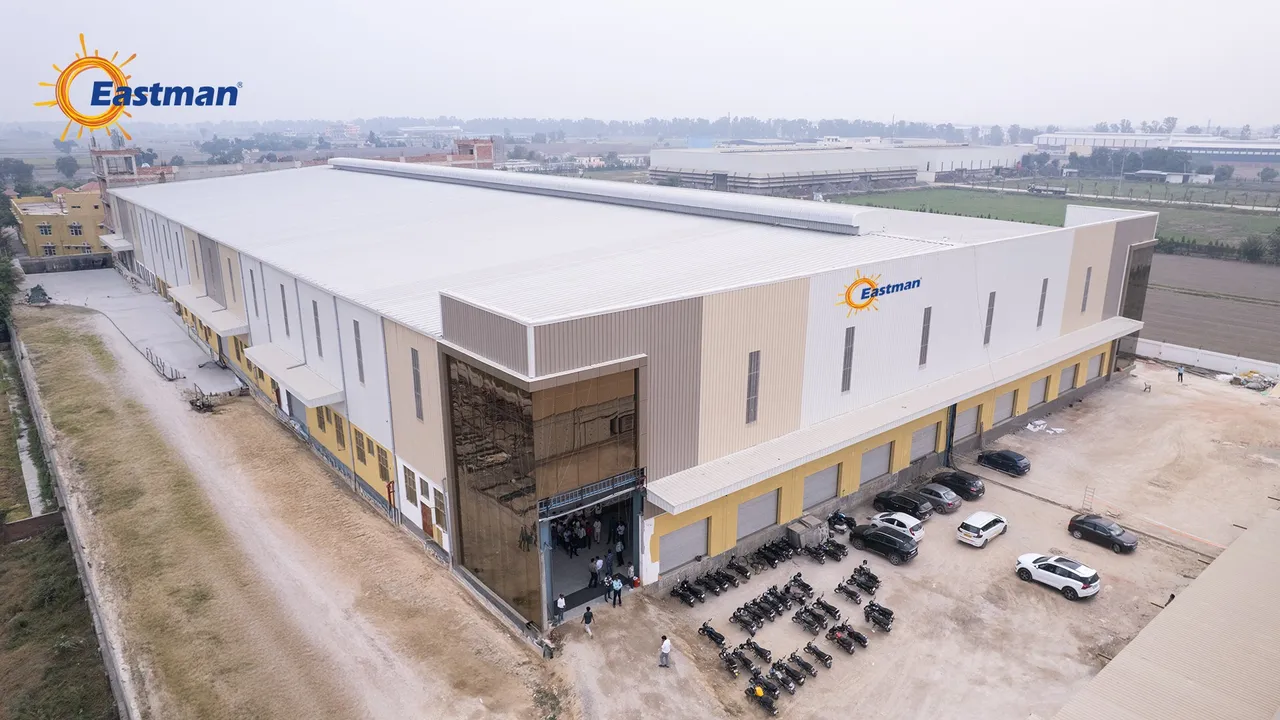 800 MW Solar Panel Manufacturing Plant Commissioned by Eastman in Haryana.